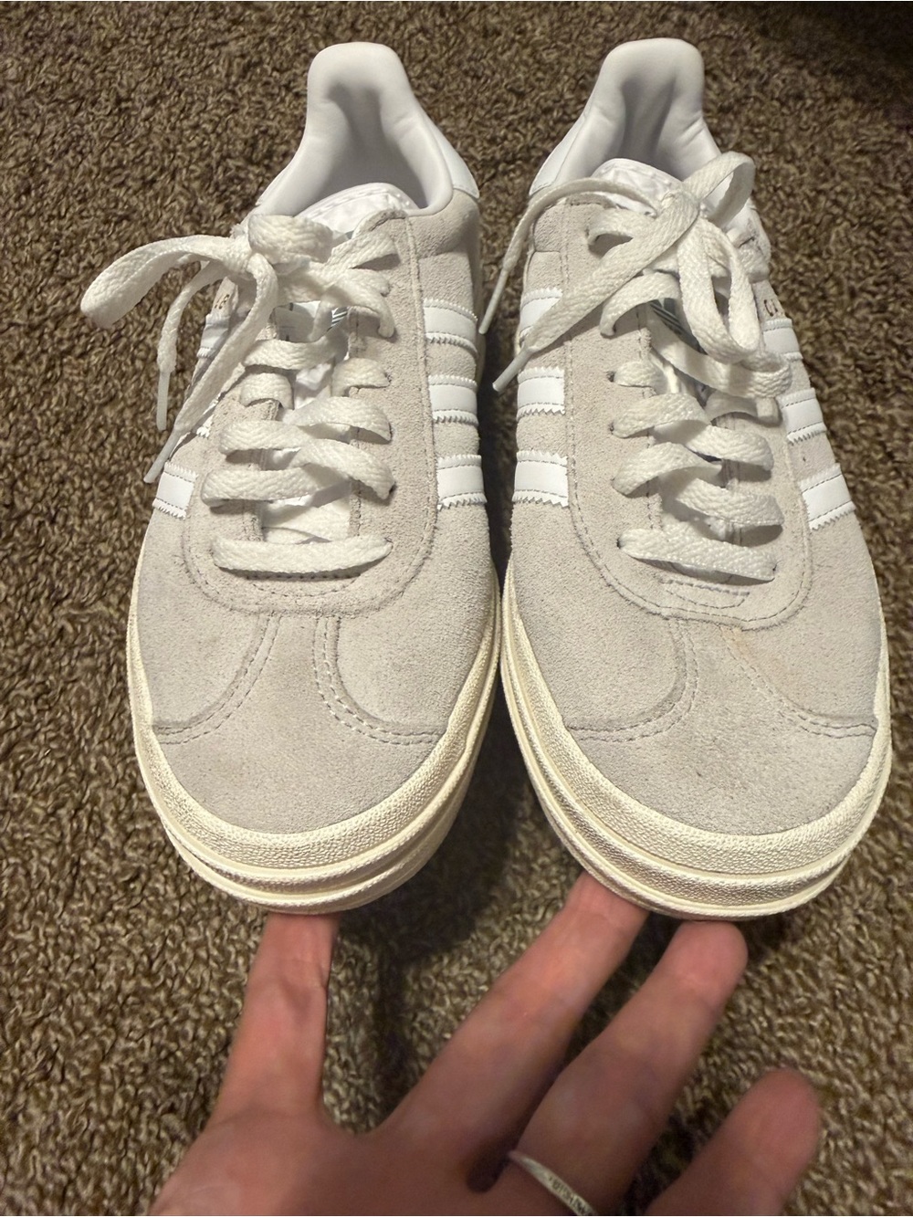 adidas Originals Gazelle Bold
Grey White Women's Size 5.5 - Picture 7 of 10